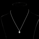 2.79 Cts 14k White Gold Cushion Brilliant Shape Solitaire Pendant - Video