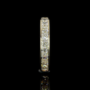 3.15 Cts 14k Yellow Gold Princess Shape Eternity Band Eternity Band - Image 3