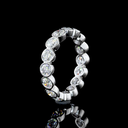 2.61 Cts Platinum Round Shape Eternity Band Eternity Band - Image 4