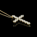 4.1 Cts 14k Yellow Gold Round Shape Symbol Pendant - Image 3