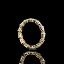 2.02 Cts 18k Yellow Gold Pear Shape Eternity Band Eternity Band - Image 3