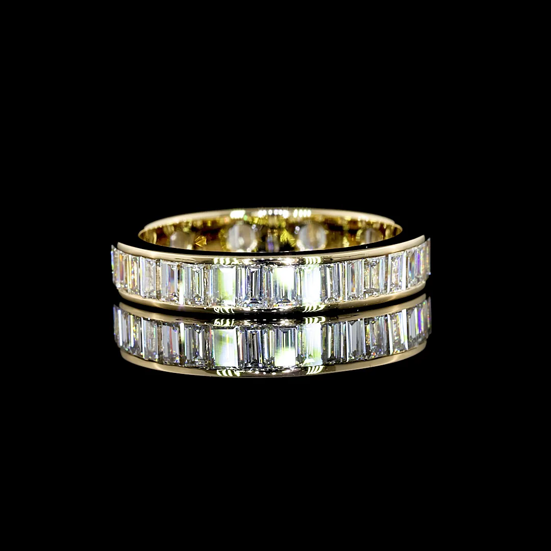 1.95 Cts 14k Yellow Gold Baguette Shape Eternity Band Eternity Band - Video