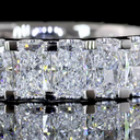 3.36 Cts Platinum Radiant Shape Eternity Band Eternity Band - Image 3