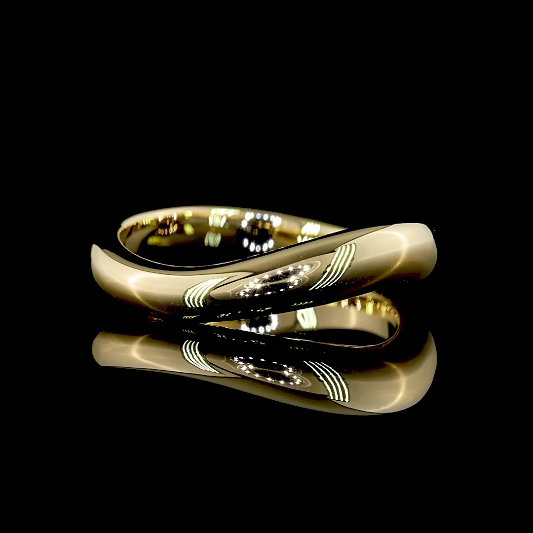 0.43 Cts 14k Yellow Gold Mix Shape Special Eternity Band - Image 2