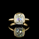 2.3 Cts 14k Yellow Gold Antique Cushion Shape Solitaire Ring - Video