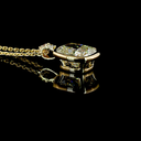 2.36 Cts 14k Yellow Gold Cushion Brilliant Shape Pendant Pendant - Image 2