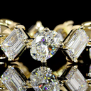 7.03 Cts 14k Yellow Gold Mix Shape Eternity Band Eternity Band - Image 3