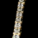 8.51 Cts 18k Yellow Gold Mix Shape Tennis Bracelet - Image 3