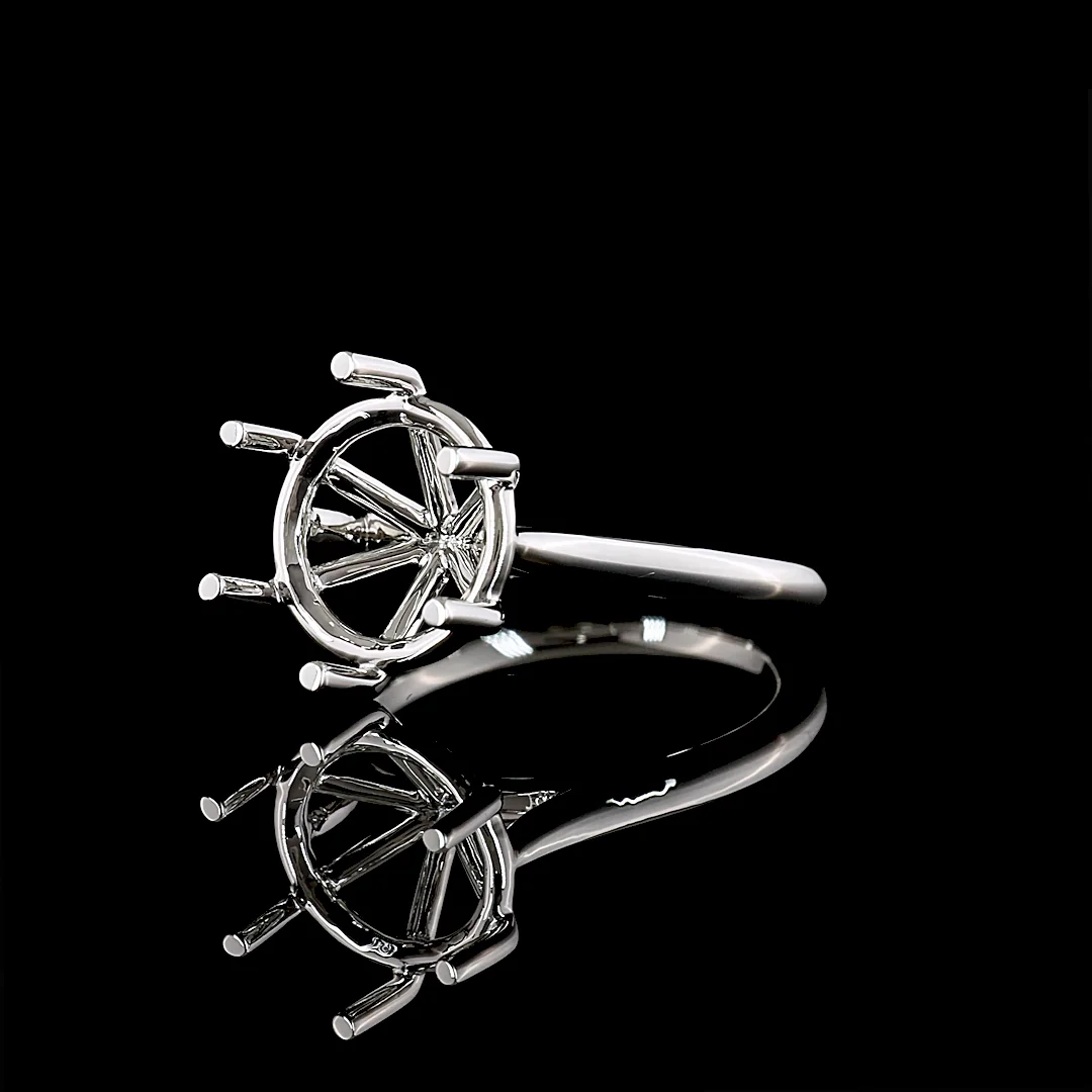 0 Cts Platinum Shape Solitaire Ring - Image 2