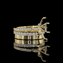 1.39 Cts 14k Yellow Gold Antique Marquise Shape Solitaire Diamond Shank Ring - Image 3