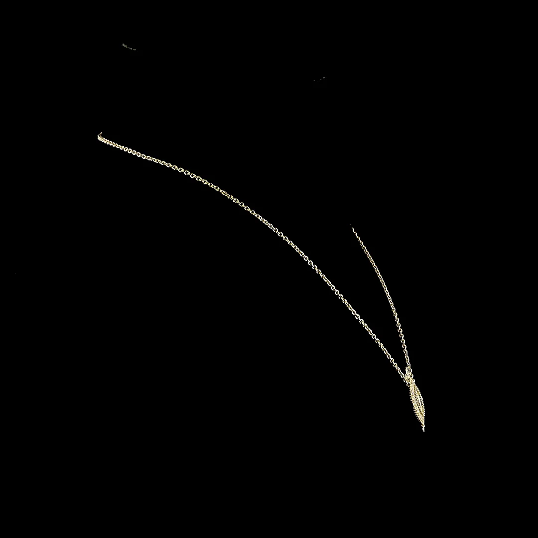 0.25 Cts 14k Yellow Gold Round Shape Special Pendant - Image 3