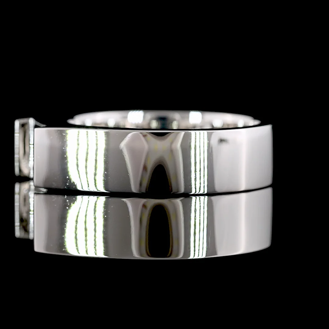 0 Cts Platinum Shape Solitaire Ring - Image 4