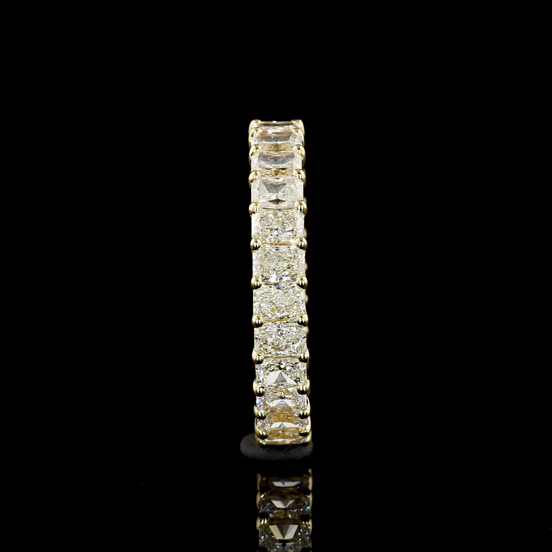 2.06 Cts 14k Yellow Gold Radiant Shape Eternity Band Eternity Band - Image 3