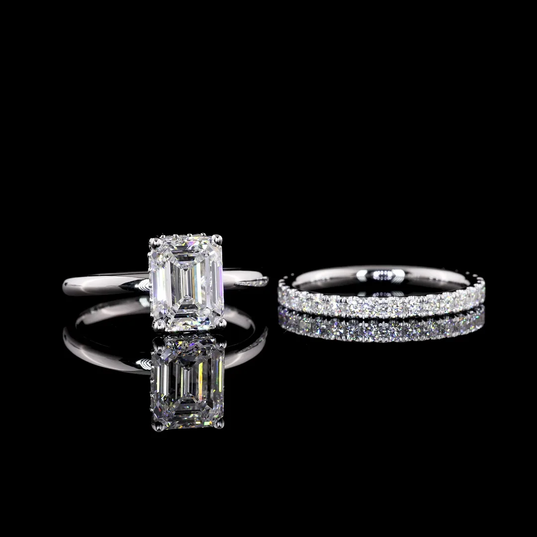 0.6 Cts 14k White Gold Round Shape Eternity Band Eternity Band - Video