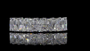 8.94 Cts 18k White Gold Radiant Shape Eternity Band Eternity Band - Image 3