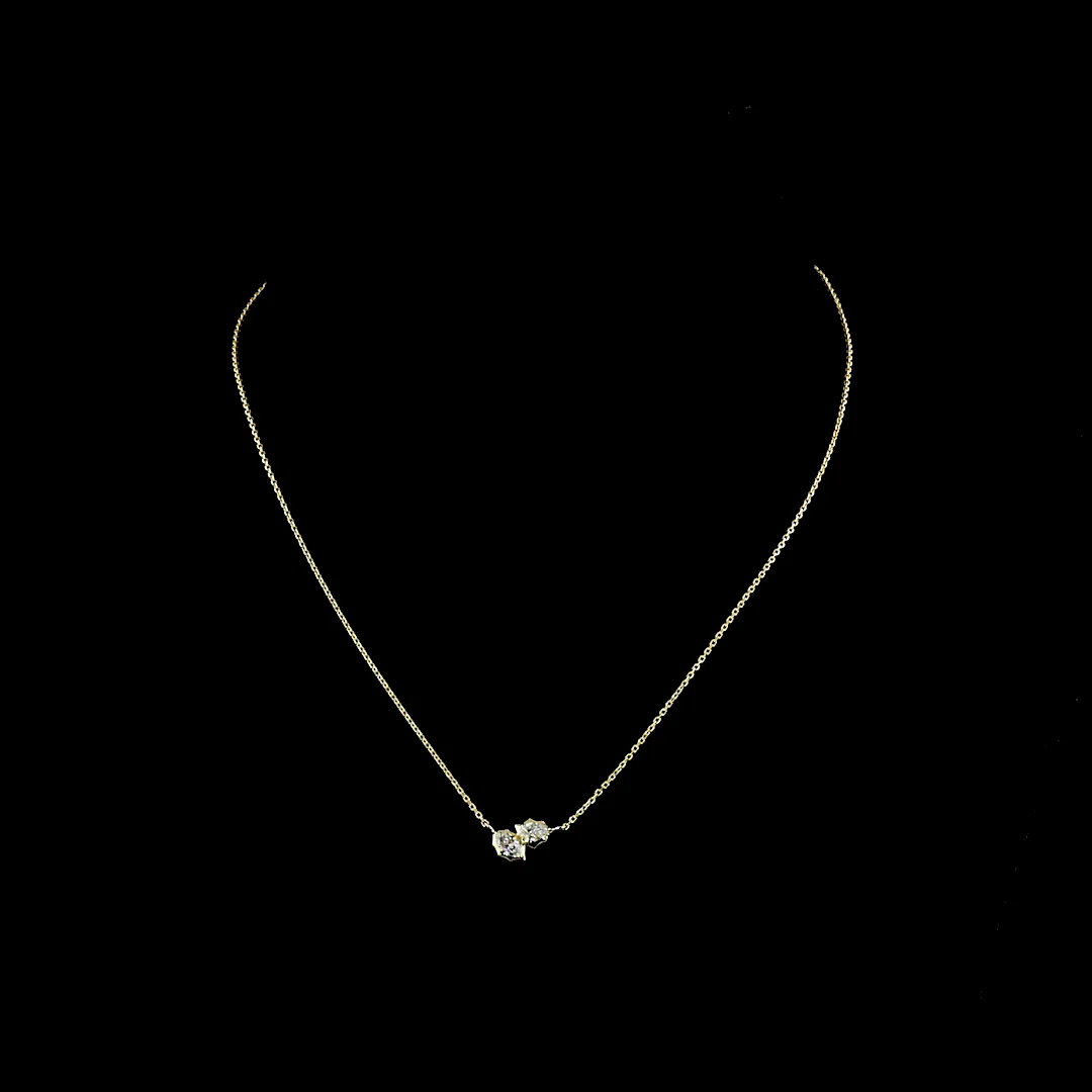 0.4 Cts 14k Yellow Gold Marquise Shape Pendant Pendant