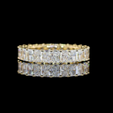 2.99 Cts 14k Yellow Gold Radiant Shape Eternity Band Eternity Band