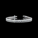 5.3 Cts 14k White Gold Marquise Shape Tennis Bracelet