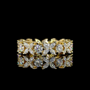 1.58 Cts 14k Yellow Gold Mix Shape Eternity Band Eternity Band