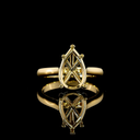 0 Cts 18k Yellow Gold Oval Shape Solitaire Ring