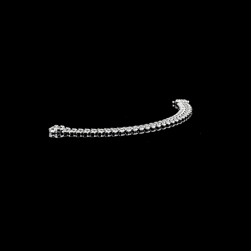 [BC14WTS1100BIN] 11.19 Cts 14k White Gold Mix Shape Tennis Bracelet
