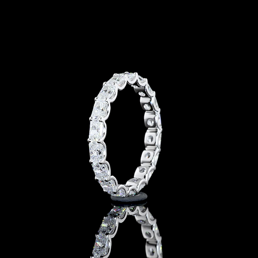 [EB14WRAD200UPEW] 2.06 Cts 14k White Gold Radiant Shape Eternity Band Eternity Band