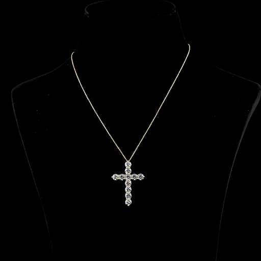 [PD14YSYRD500P] 5.35 Cts 14k Yellow Gold Round Shape Symbol Pendant