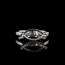 0.04 Cts Platinum Round Shape Special Ring