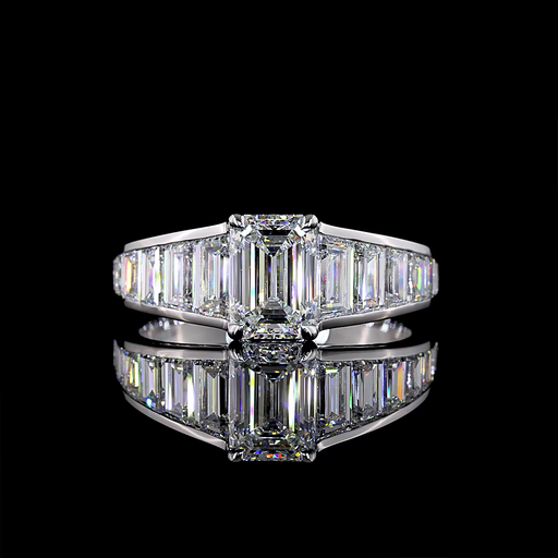 [RG14WSP275PNS] 2.98 Cts 14k White Gold Mix Shape Special Ring